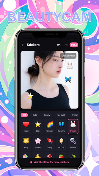 BeautyCam photo tools screenshot